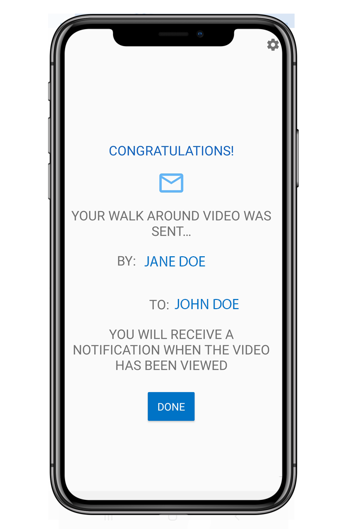 Walk around videos example step 3