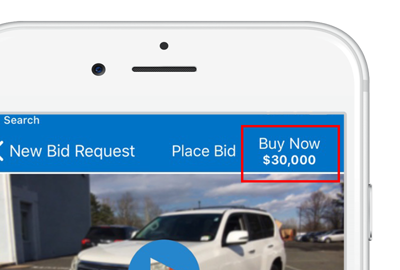 Vidbid buy it now bidding screen