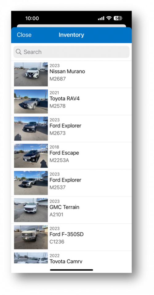 LESA Video Inventory example