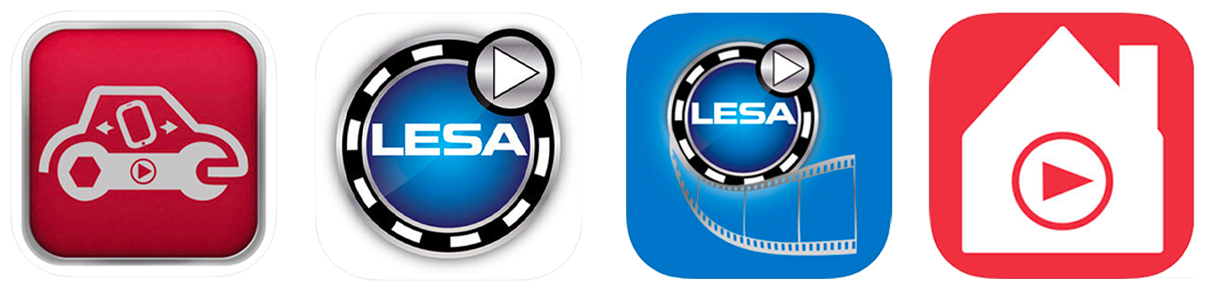 Logos of LESA apps