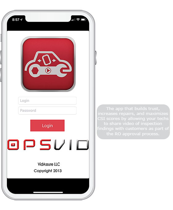 Service OpsVid app